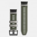 GARMIN Silicone Band Fog Gray with Moss