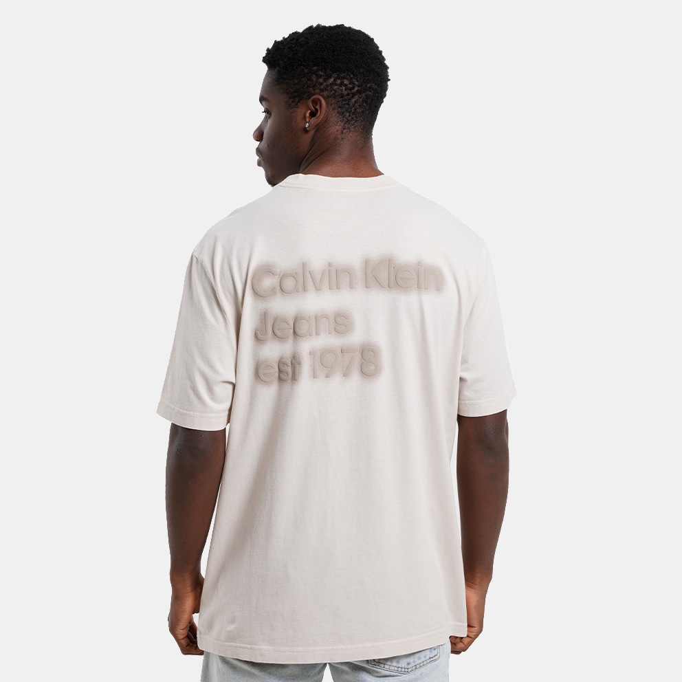 Calvin Klein Washed Puff Print Ανδρικό T-shirt
