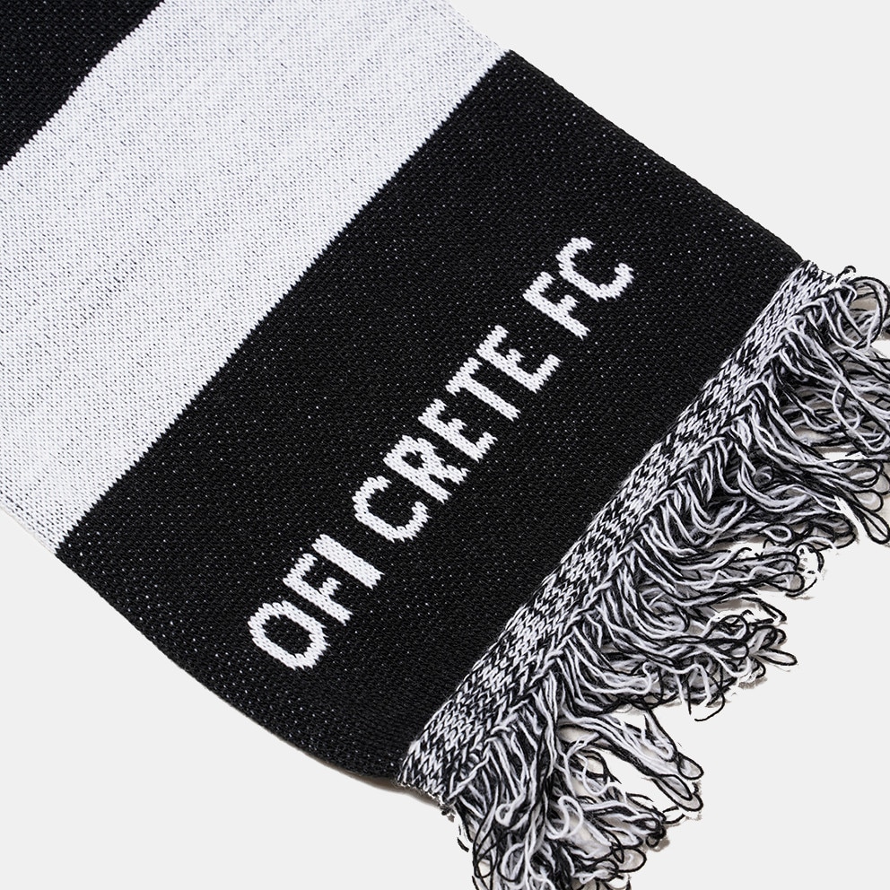 OFI OFFICIAL BRAND Κασκόλ Ριγε Μαυρο Ασπρο Ofi Cre