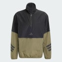 adidas sportswear Future Icons 3-Stripes Woven Half-Zip Sweatshirt