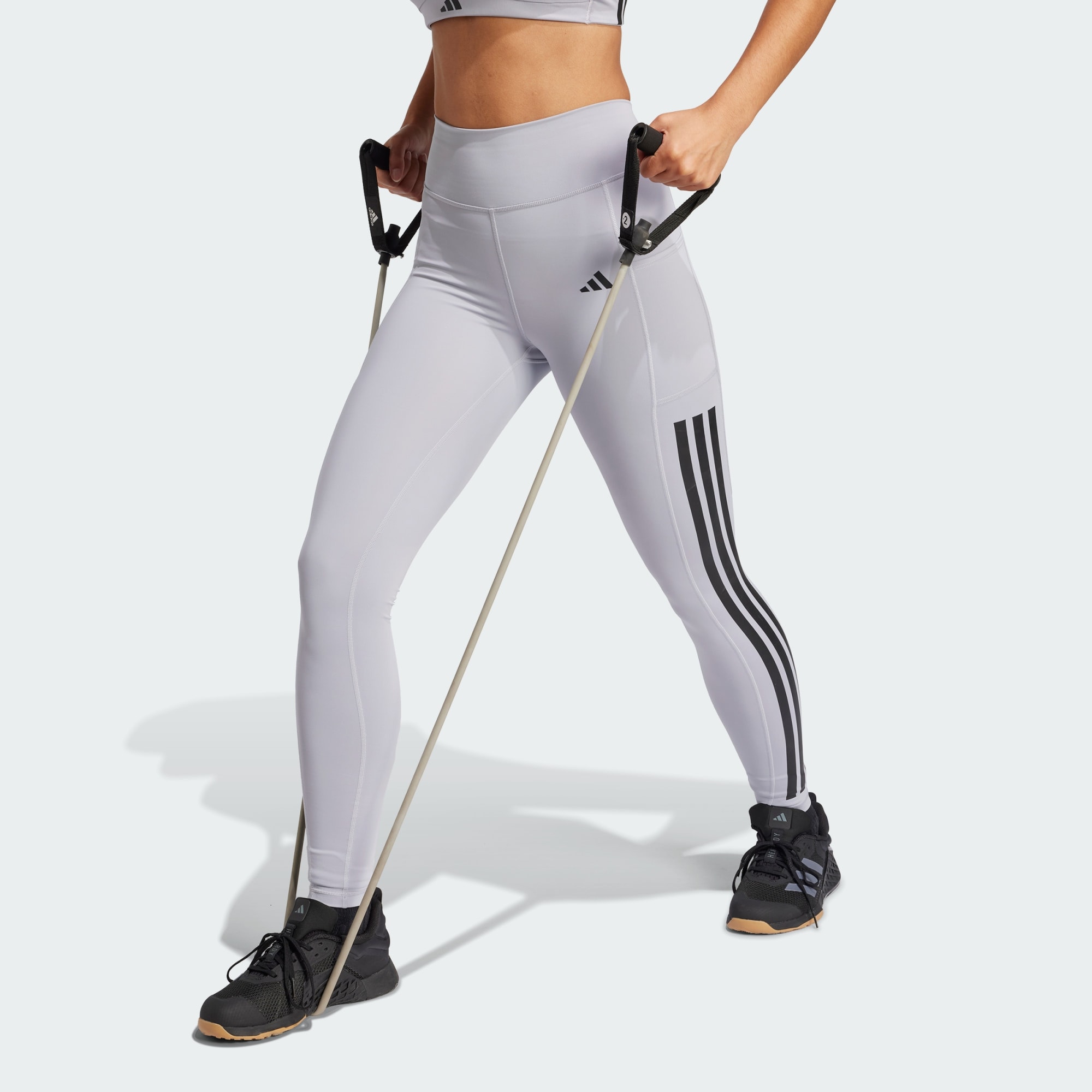  adidas Optime 3-Stripes Full-Length Leggings (9000223320_65904) 2025