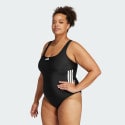 adidas 3-Stripes C-Back Swimsuit (Plus Size)