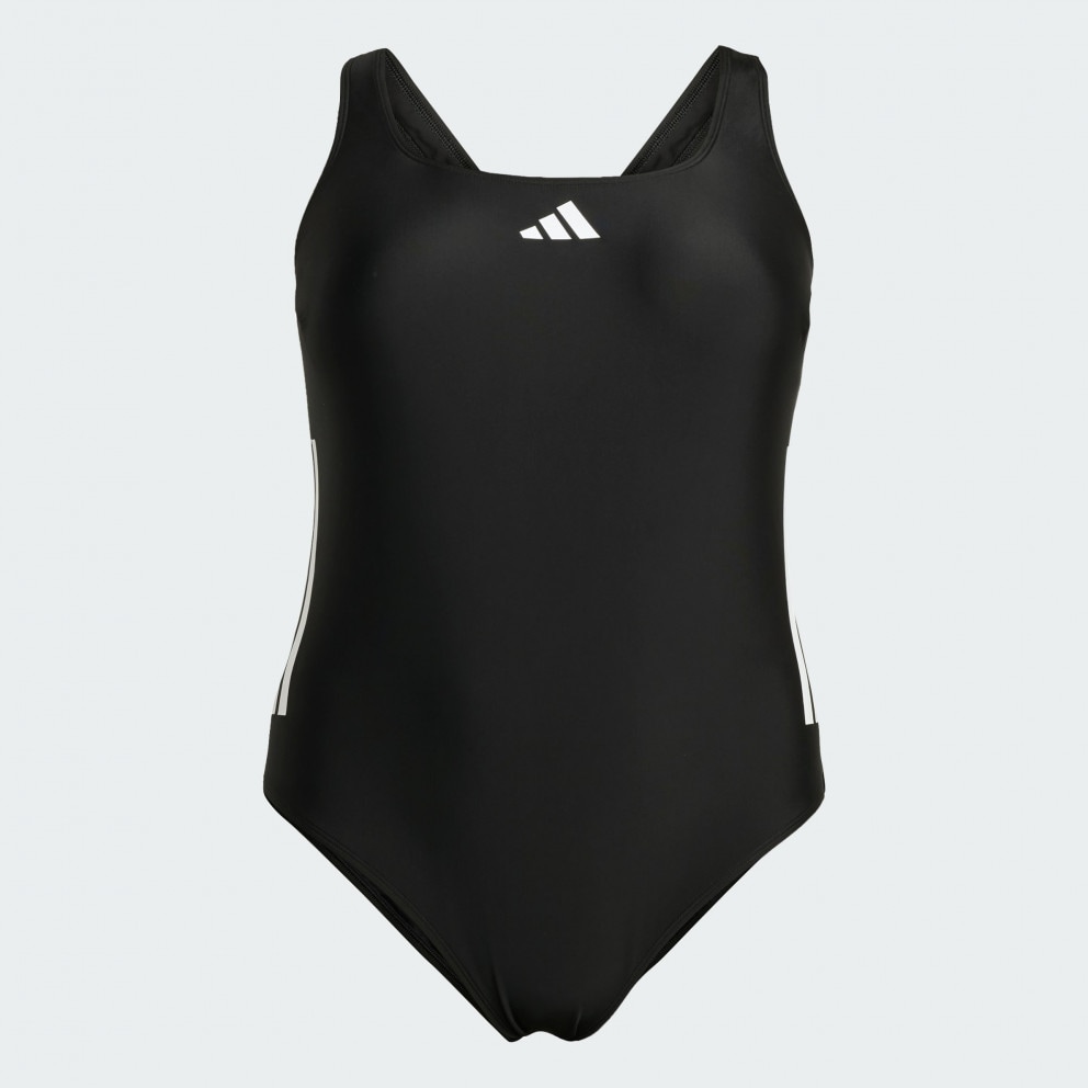 adidas 3-Stripes C-Back Swimsuit (Plus Size)