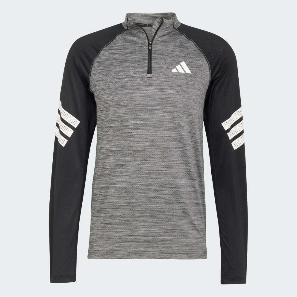 adidas Icon 3-Stripes 1/4-Zip Tee