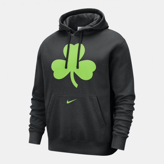 Nike Boston Celtics Club Ανδρική Μπλούζα με Κουκούλα