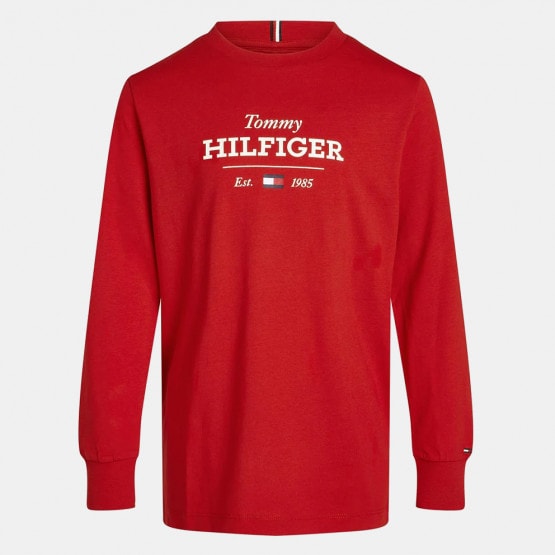 Tommy Jeans Monotype 1985 Children's Long-Sleeved T-Shirt