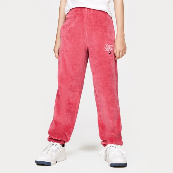 Tommy Jeans Script Velour Pant Kids' Track Pants