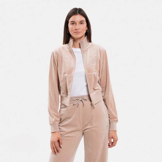 Guess Couture Full Zip Swe Φουτερ Γυναικειο