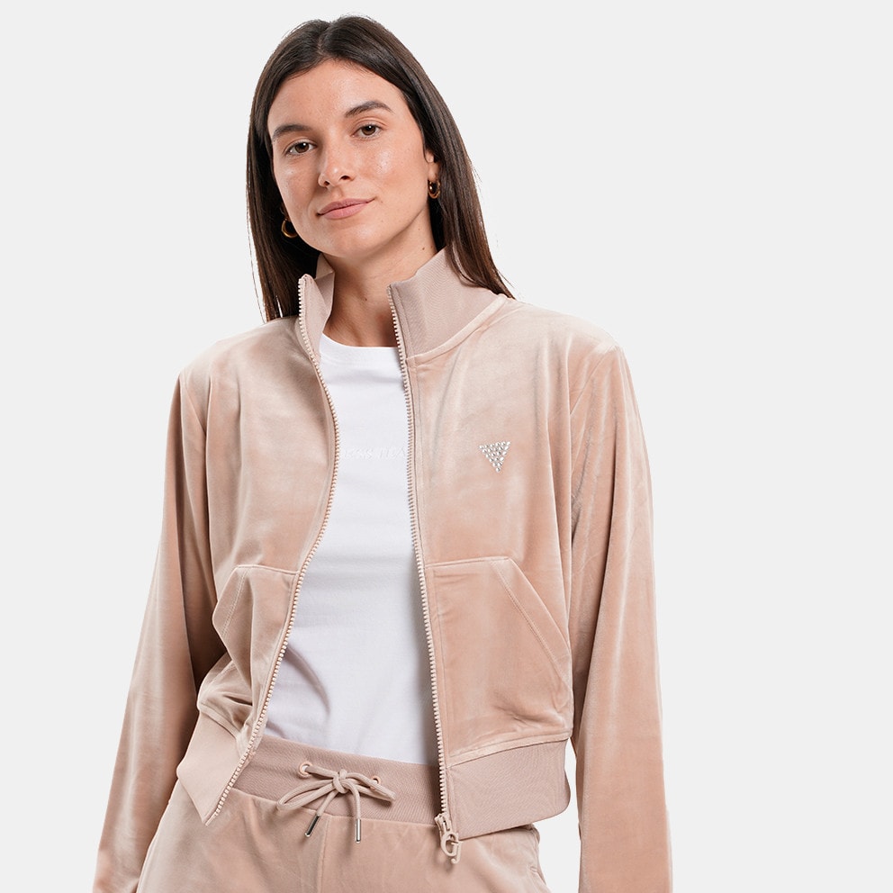 Guess Couture Full Zip Swe Φουτερ Γυναικειο