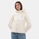 Guess Gj Hooded Puffer Μπουφαν Γυναικειο