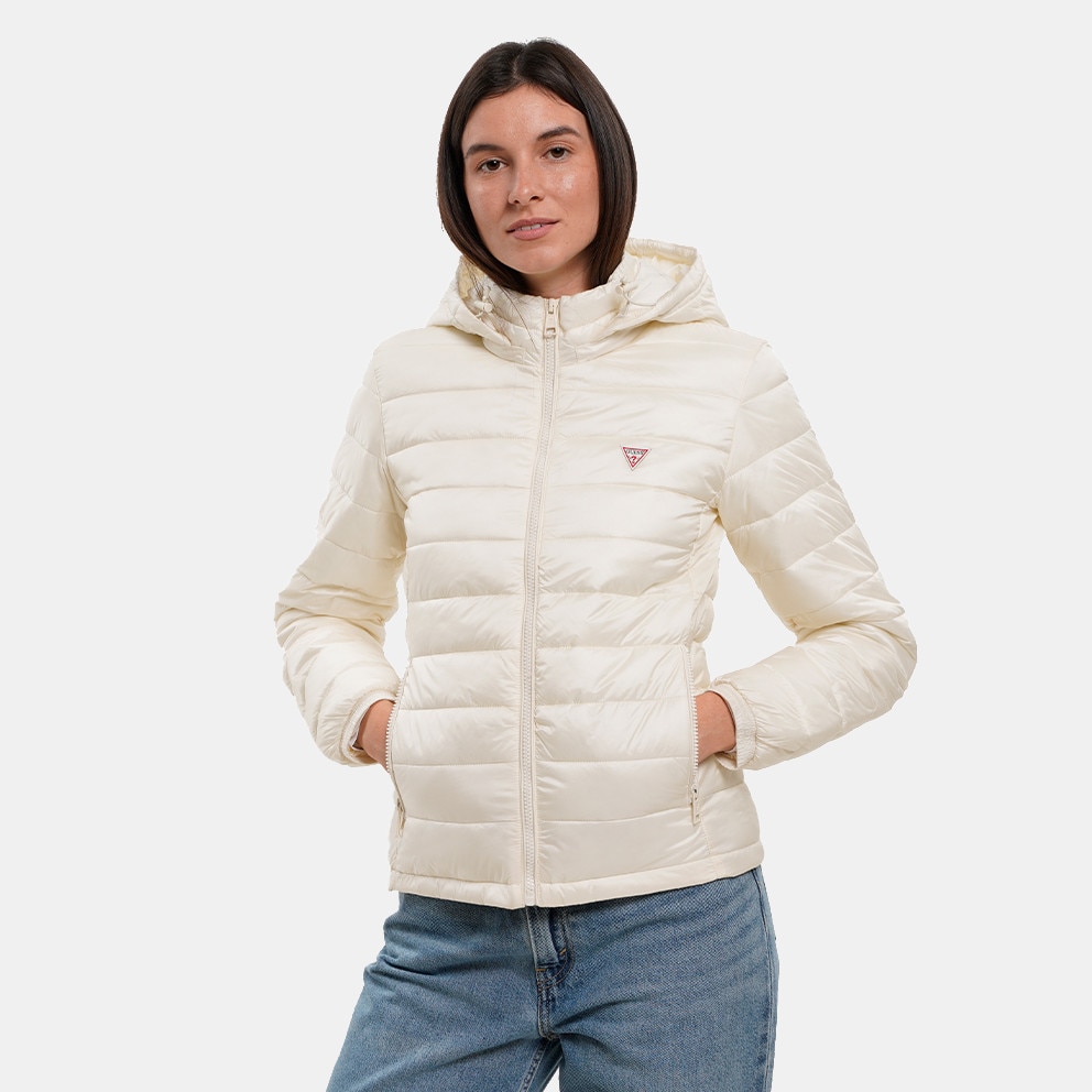 Guess Gj Hooded Puffer Μπουφαν Γυναικειο