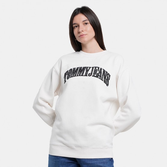 Tommy Jeans Floral Varsity Crew Women's Sweatshirt