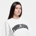 Tommy Jeans Floral Varsity Crew Γυναικείο Φούτερ