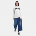 Tommy Jeans Floral Varsity Crew Γυναικείο Φούτερ