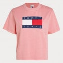 Tommy Jeans Boxy Flag Γυναικείο T-shirt