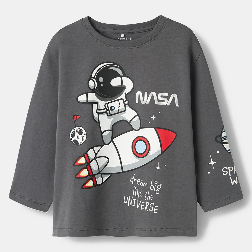Name It NASA Βρεφική Μακρυμάνικη Μπλούζα
