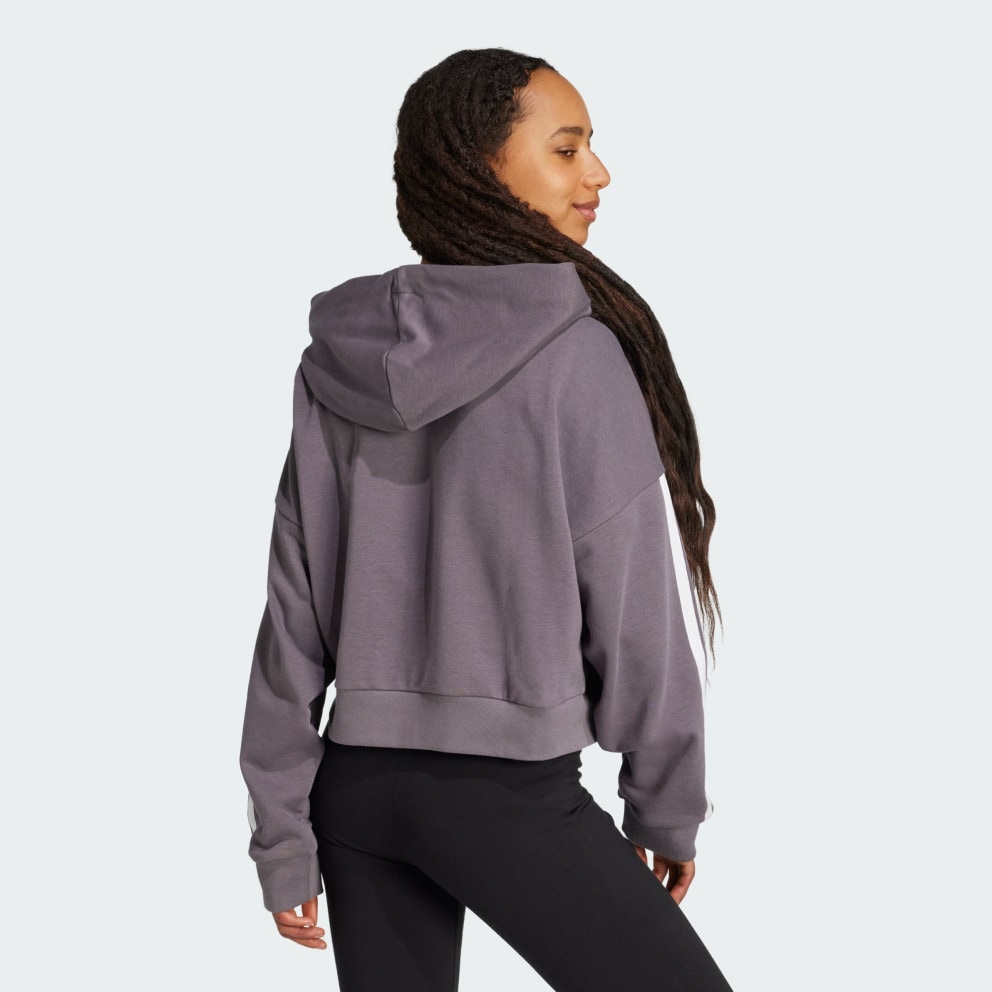 adidas sportswear Essentials 3-Stripes French Terry Quarter-Zip Hood