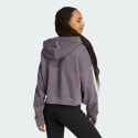 adidas sportswear Essentials 3-Stripes French Terry Quarter-Zip Hood