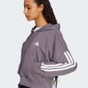 adidas sportswear Essentials 3-Stripes French Terry Quarter-Zip Hood