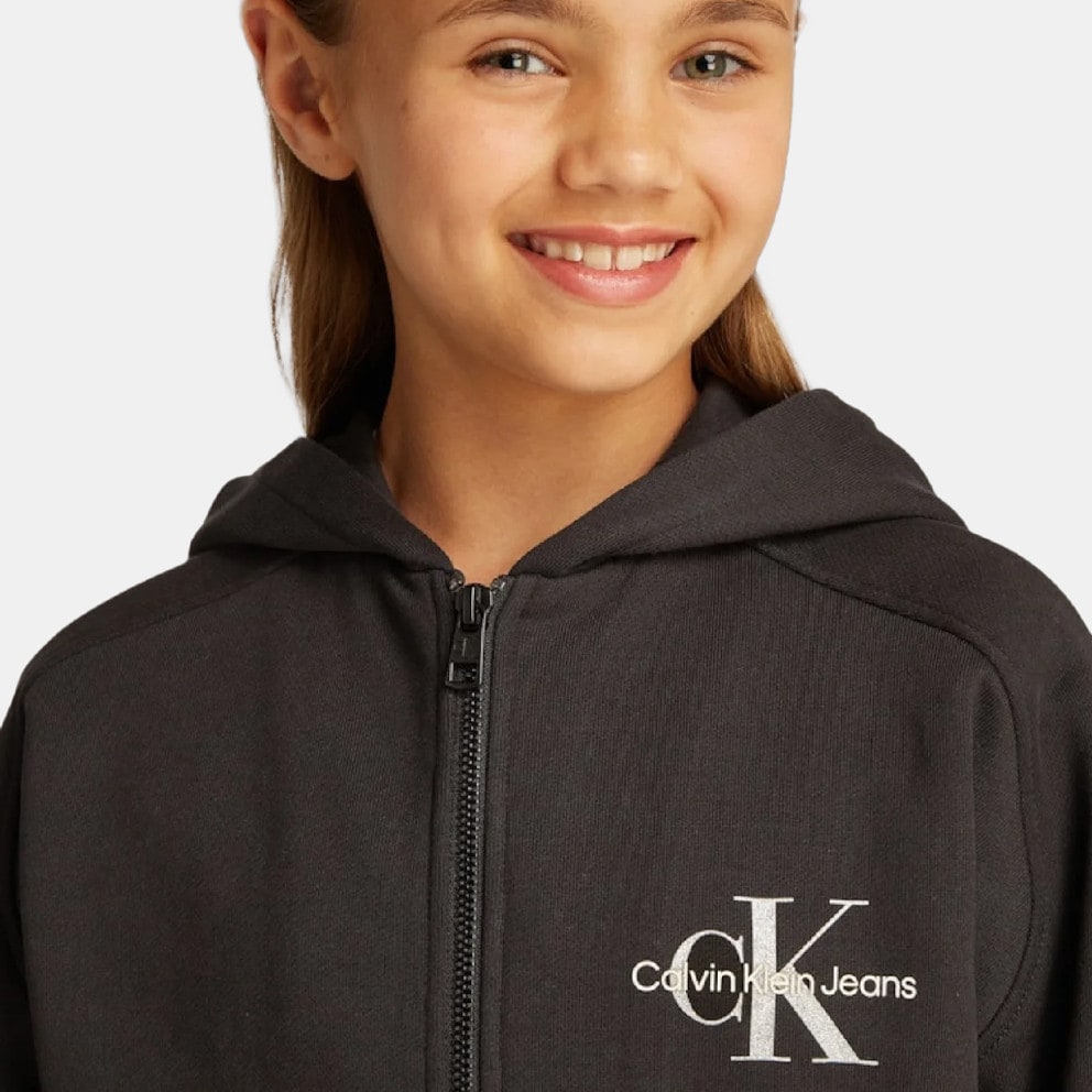 The Calvin Klein Glitter Monologo Kids' Jacket