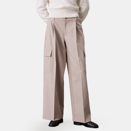 Calvin Klein Relaxed Leg Tailored Γυναικείο Παντελόνι 