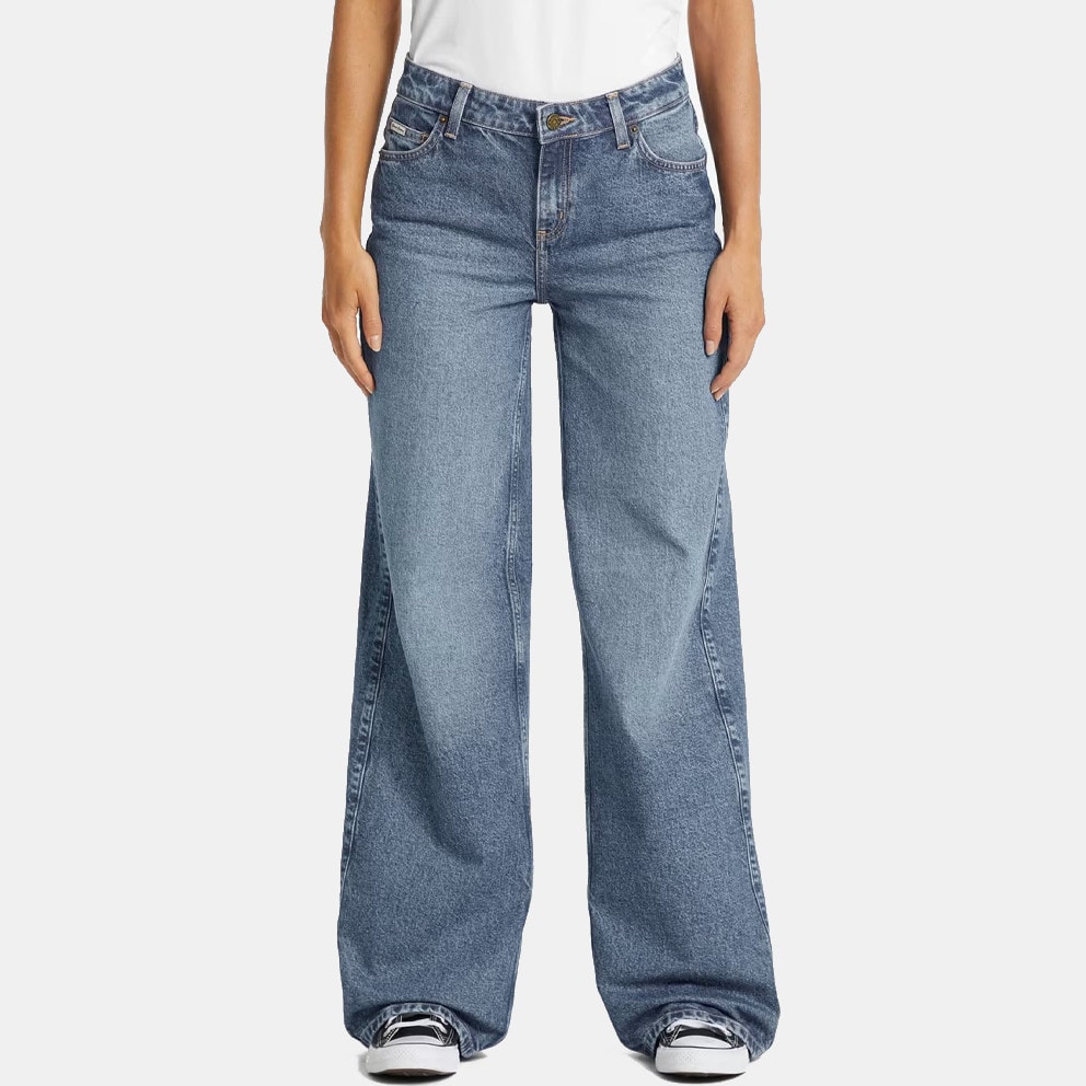 Guess Wide Leg Γυναικειο Τζιν Παντελόνι