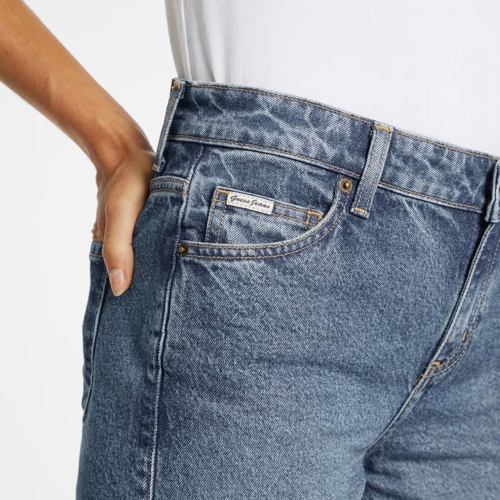 Guess Wide Leg Γυναικειο Τζιν Παντελόνι