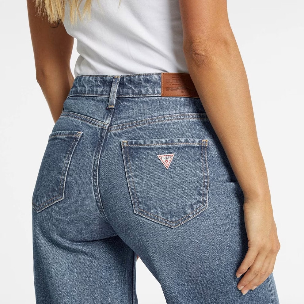 Guess Wide Leg Γυναικειο Τζιν Παντελόνι