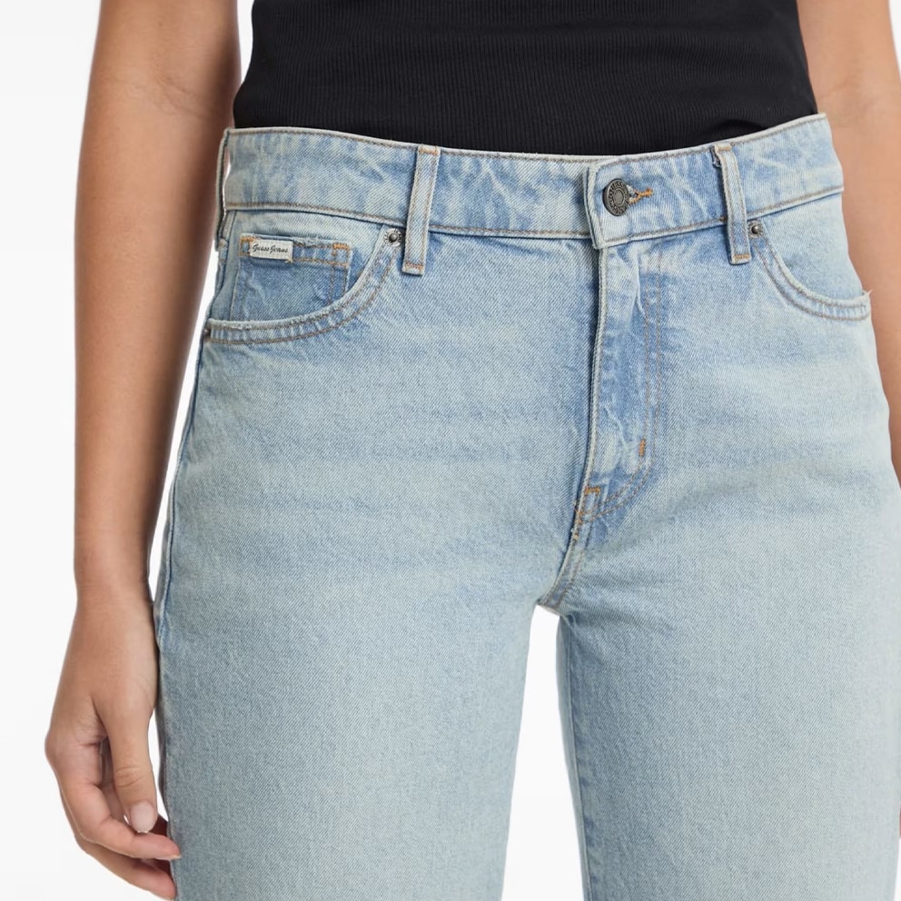 Guess Mid Rise Γυναικειο Τζιν Παντελόνι