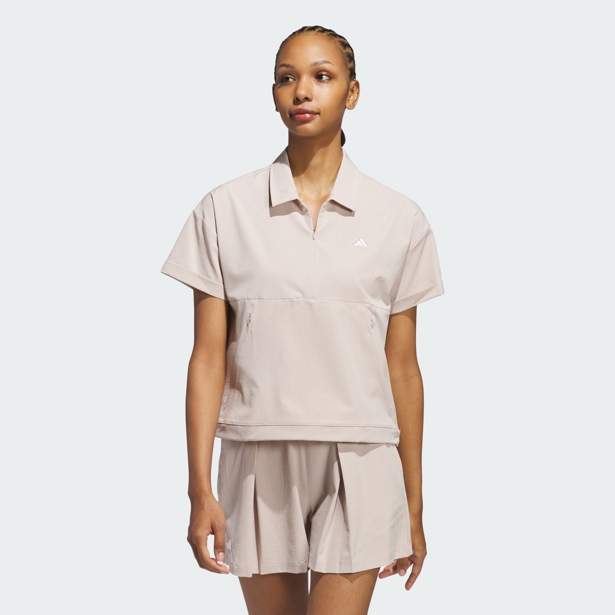  adidas Go-To Short Sleeve Layer Sweatshirt (9000225538_66156) 2025