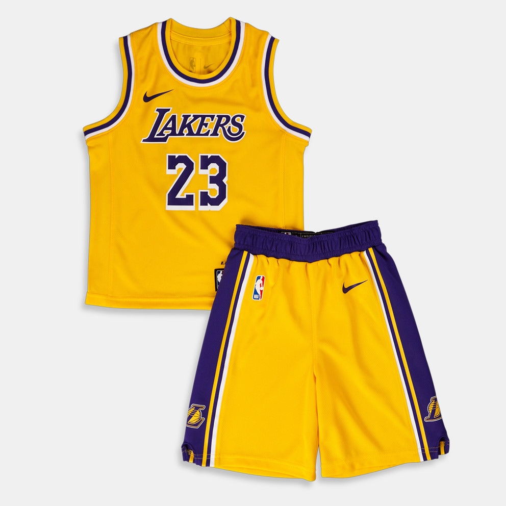 NBA Los Angeles Lakers Lebron James Βρεφικό Σετ Φόρμας Μπάσκετ