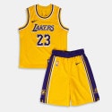 NBA Los Angeles Lakers Lebron James Βρεφικό Σετ Φόρμας Μπάσκετ