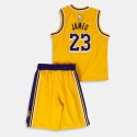 NBA Los Angeles Lakers Lebron James Βρεφικό Σετ Φόρμας Μπάσκετ
