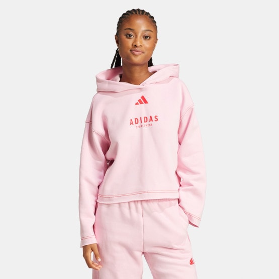 adidas Sportswear All SZN Γυναικεία Μπλούζα με Κουκούλα
