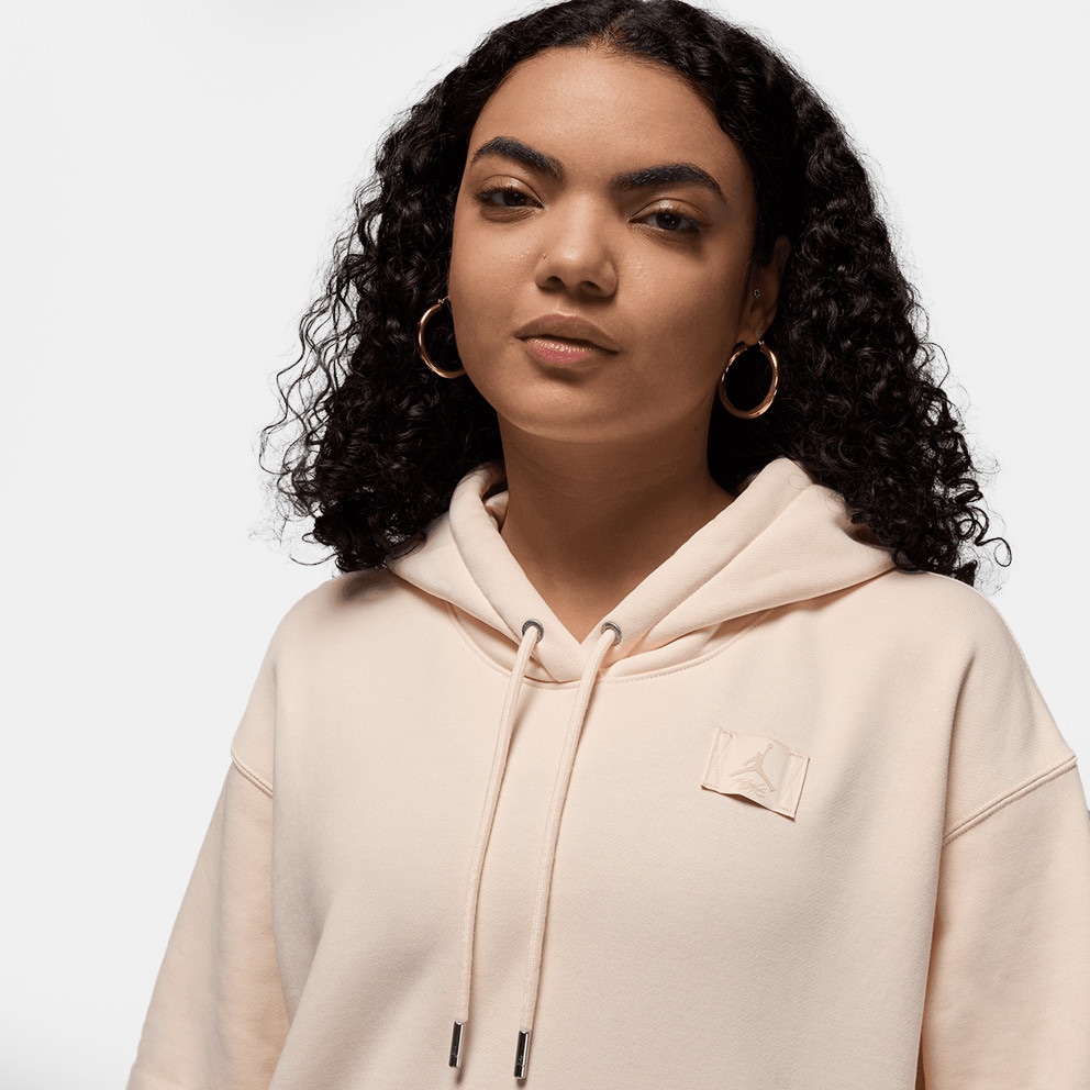 Jordan Flt Fleece 24 Γυναικεία Μπλούζα με Κουκούλα
