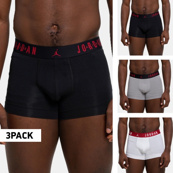 Jordan Mens Flight Cotton 3Pk Trunk