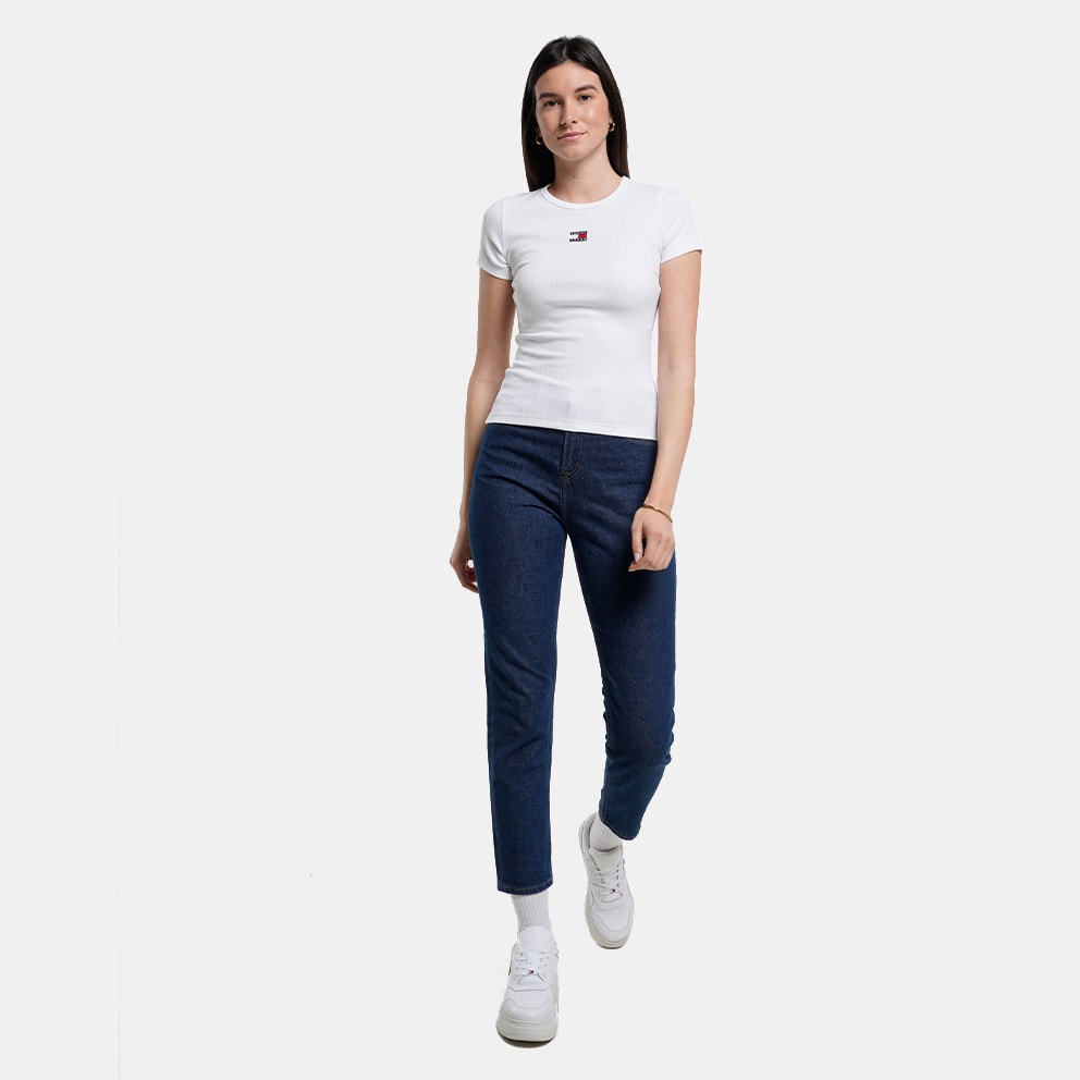 Tommy Jeans Slim Badge Rib Women's T-Shirt