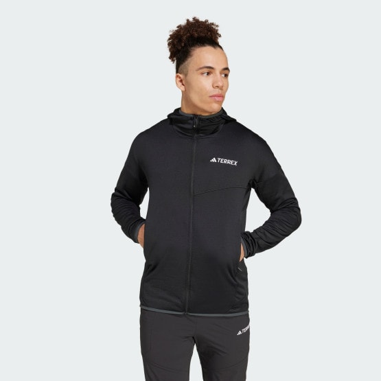 adidas Terrex Xperior Climawarm Light Fleece Hooded Jacket