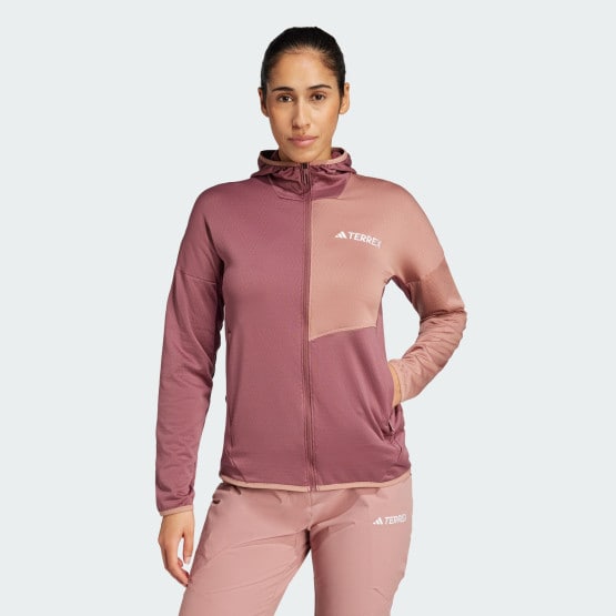 adidas Terrex Xperior Climawarm Light Fleece Hooded Jacket