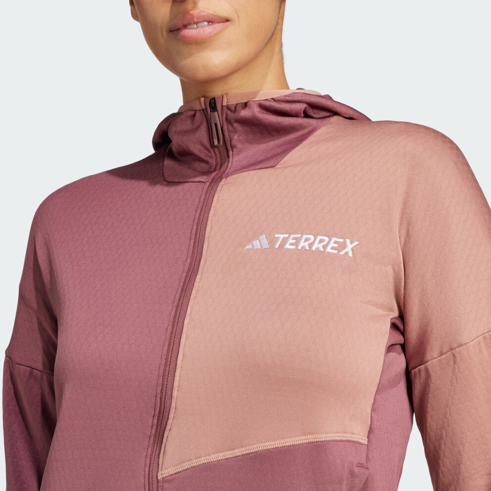 adidas Terrex Xperior Climawarm Light Fleece Hooded Jacket
