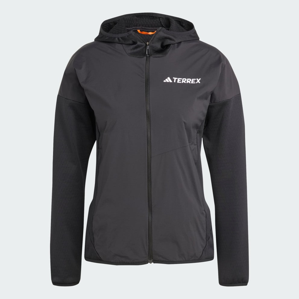 adidas Terrex Xperior Climawarm+ Wind Light Fleece Hooded Jacket