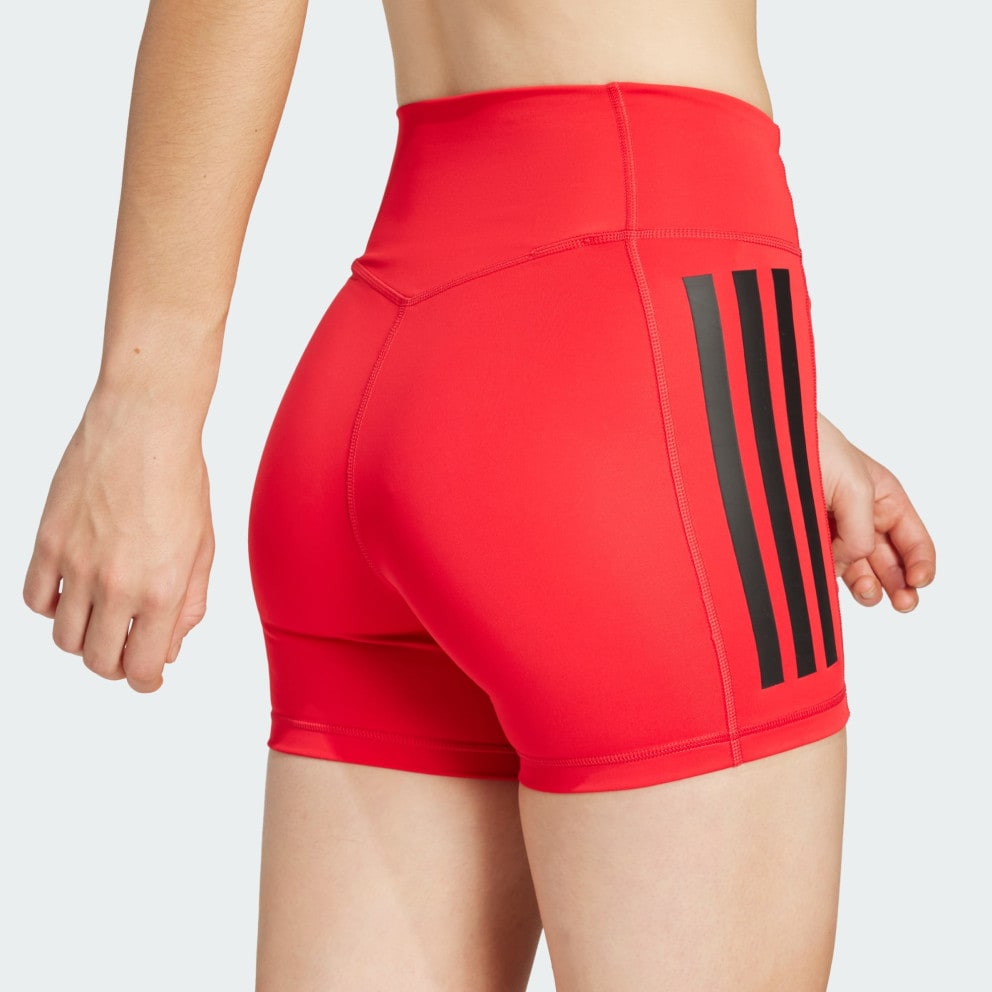 adidas Optime 3-Stripes 1/4 Short Leggings