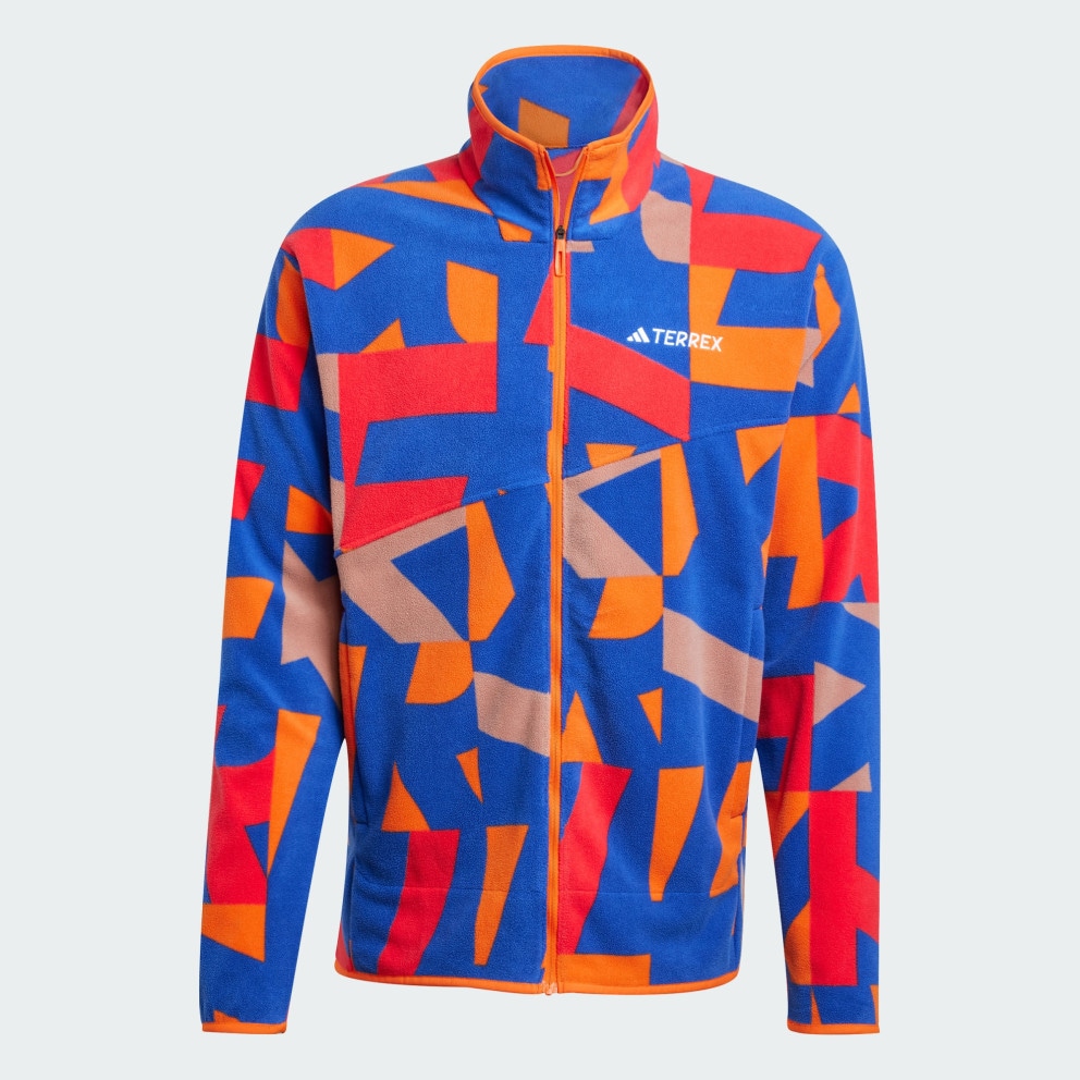 adidas Terrex Multi Printed Full-Zip Fleece Jacket