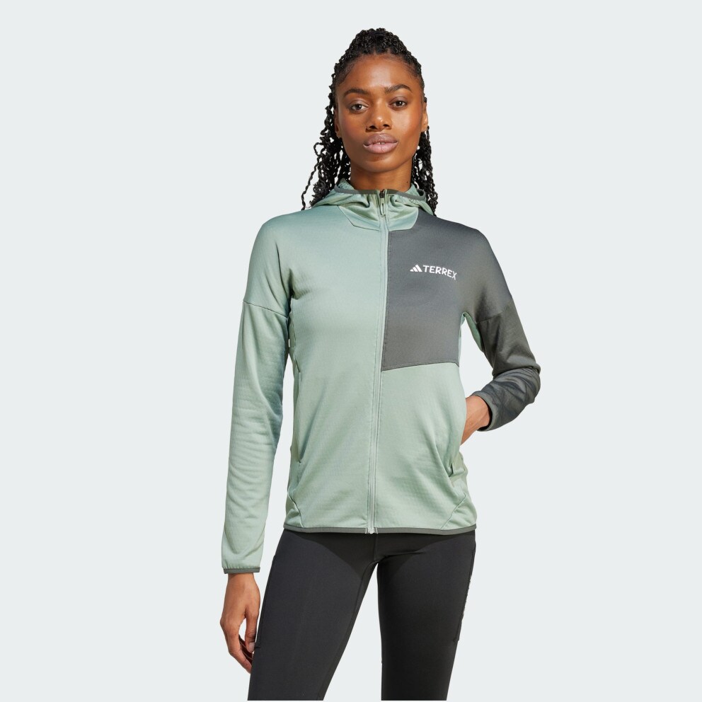 adidas Terrex Xperior Climawarm Light Fleece Hooded Jacket