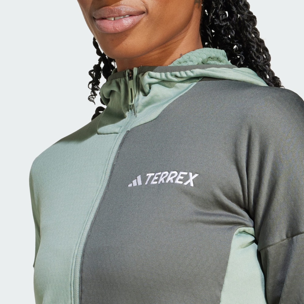 adidas Terrex Xperior Climawarm Light Fleece Hooded Jacket