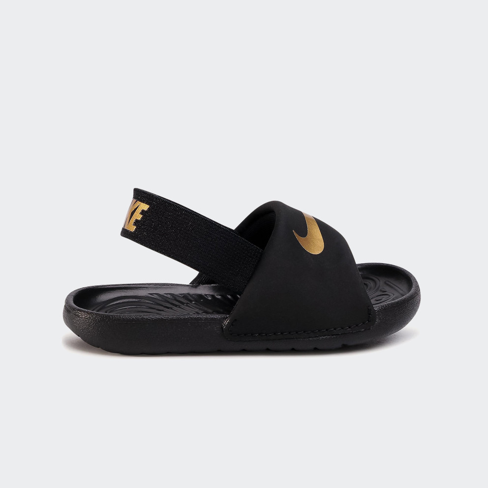 Nike KAWA SLIDE BLK/M'GLD