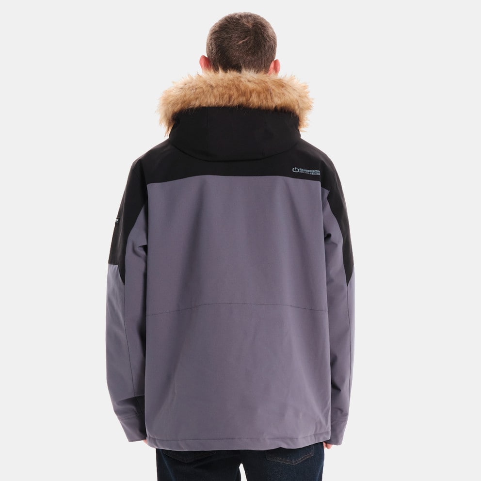 Emerson Men's Jacket With Fur Trimmed Hood