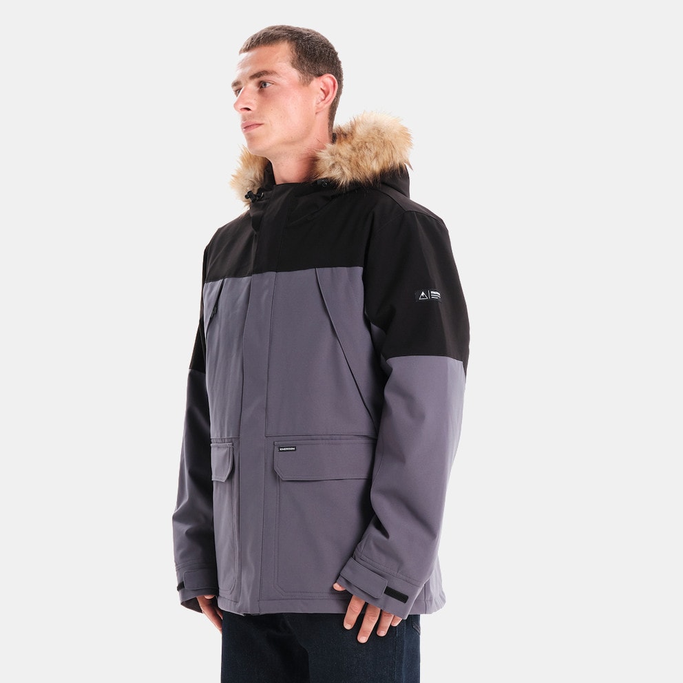 Emerson Men's Jacket With Fur Trimmed Hood