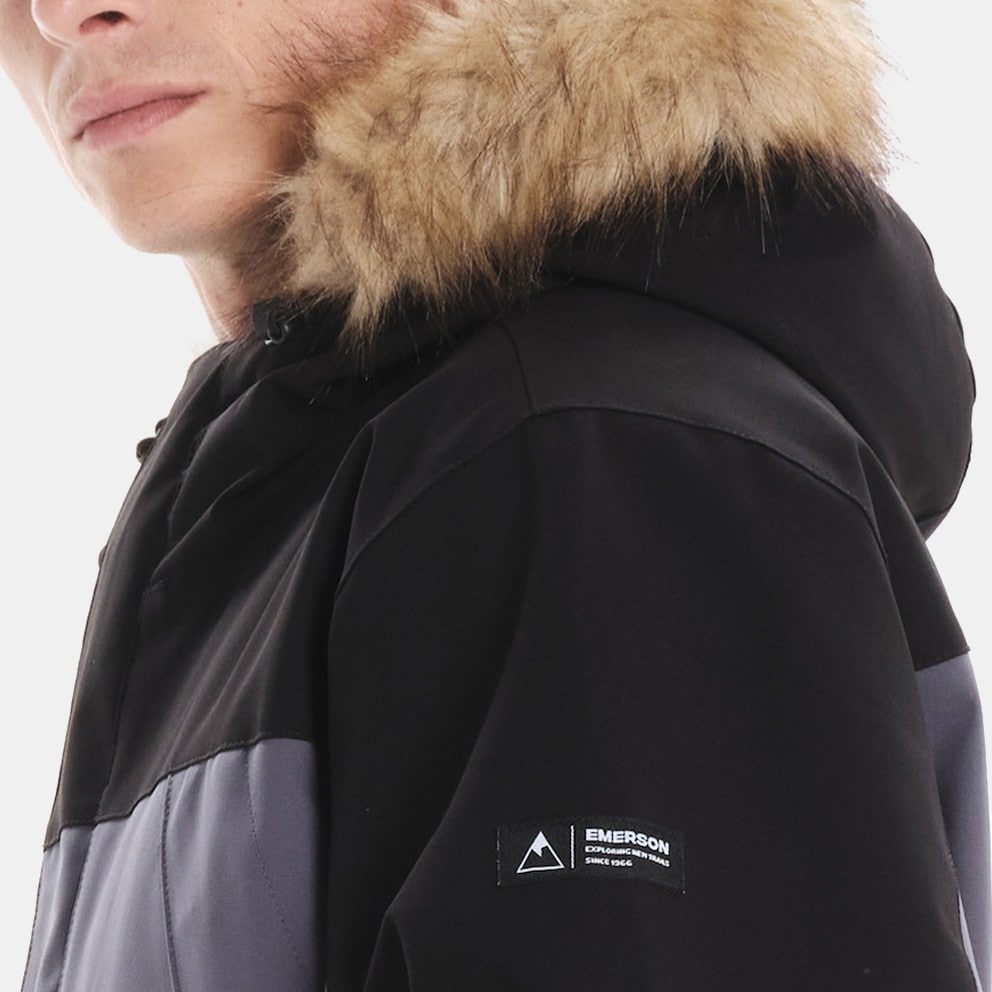 Emerson Men's Jacket With Fur Trimmed Hood