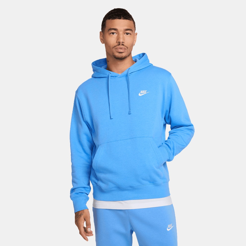 Nike Club Hoodie Ανδρική Μπλούζα με Κουκούλα